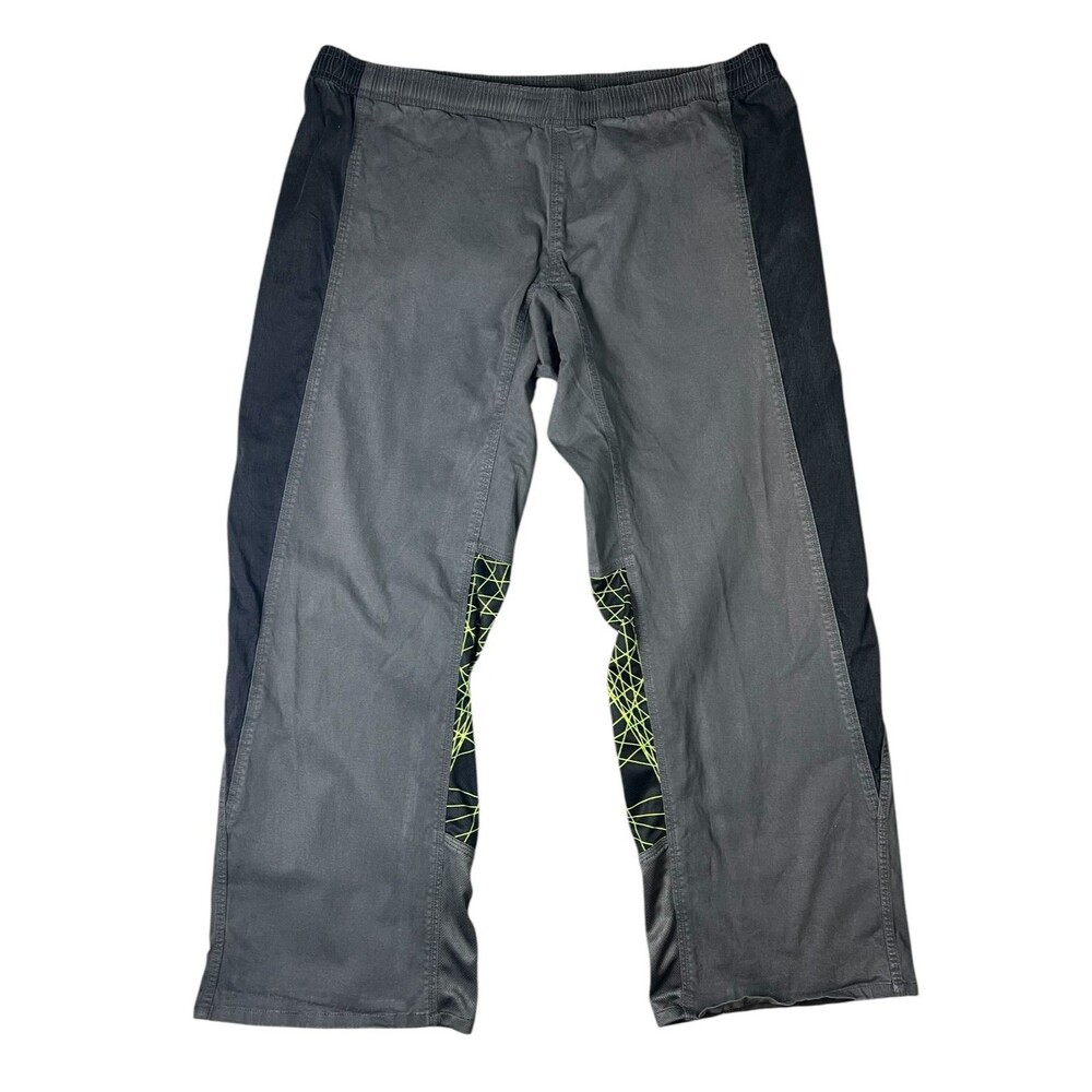 Century Low-rise Pull-on Drawstring Brushed Denim Mixed Media Pants  Size L